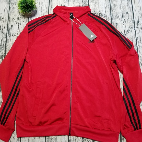 adidas men's tricot jacket